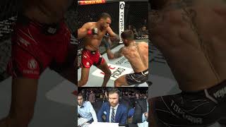 Reactions to this Topuria KNOCKOUT 😳 ufc308 [upl. by Alarise]