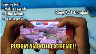 Gaming test Sony Xperia XZ1 Compact di tahun 2022  PUBGM Smooth Extreme Libas [upl. by Suravart]