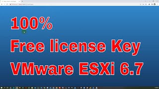 VMware esxi 67 apply Free license key [upl. by Pattison]