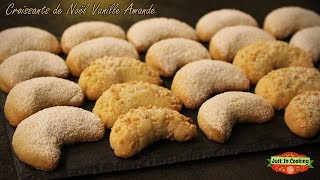 ❅ Recette des Croissants de Noël Vanille Amande❅ [upl. by Enelrak]