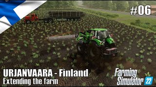 Extending the farm  06 URJANVAARA  Finland  FS22  PlayStation 5 [upl. by Greysun]