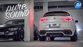 Stelvio Quadrifoglio 510hp  pure SOUND💥 [upl. by Old74]