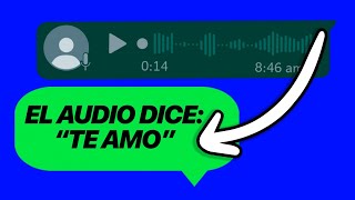 Como Transcribir Audios De WhatsApp a TEXTO 🎧 [upl. by Remmos]