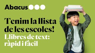 Comprar els llibres de text mai ha estat tan fàcil  Abacus [upl. by Gnoht]