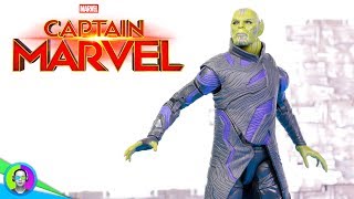 quotTALOSquot Captain Marvel Movie Figure Review  Marvel Legends [upl. by Ronnoc]