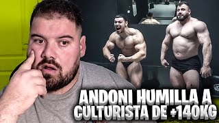 ANDONI HUMILLA A CULTURISTA DE 140KG [upl. by Adnawot]