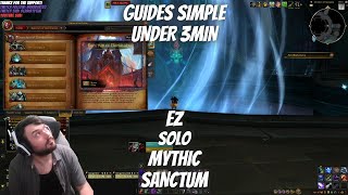 Quick Easy Solo Mythic Sanctum of Domination Guide EZ MOG guides warcraft mythicraid [upl. by Bumgardner]