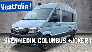 WESTFALIA LATEST MODELS QUICK LOOK AT SVEN HEDIN COLUMBUS amp CLUB JOKER [upl. by Ynatil]