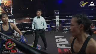 Jessabelle Pagaduan vs Peeyaluk SONPOKANG courtesy highlandboxingpromotions [upl. by Nairrot]