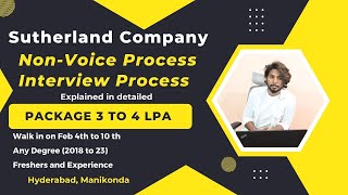 Sutherland non voice and voice interview process explained [upl. by Ricketts490]