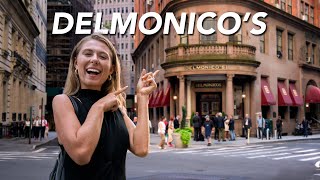 Dining at the Iconic Delmonicos One of New York City’s Best Steakhouses [upl. by Glenna]