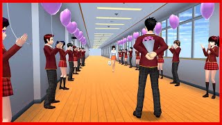 Love Story at Sakura School Simulator [upl. by Irrabaj]