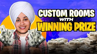 🔴CUSTOM ROOMS WITH WINNING PRIZE [upl. by Temme]