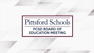 Pittsford Board of Education Meeting  May 14 2024 [upl. by Grantham]