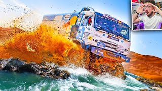 PILOTANDO LOS CAMIONES EN EL DAKAR DESERT RALLY 😎 [upl. by Haldane]