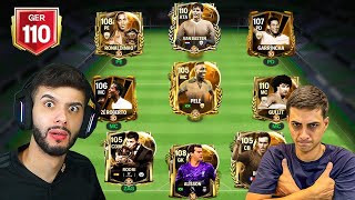 FUI X1 COM UM PRO PLAYER FAMOSO VALENDO A CONTA MAIS RARA DO FC MOBILE [upl. by Enattirb64]