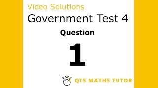 Test 4 Q1 –Numeracy Skills Government Test Model Solutions [upl. by Ignatius]