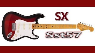 Teste Guitarra SX Sst57 Stratocaster VTG Séries [upl. by Abekam]