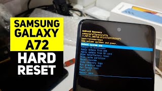 How to Hard Reset Samsung Galaxy A72 2023  Easy and Fast Tutorial 🔒💥 [upl. by Aushoj]