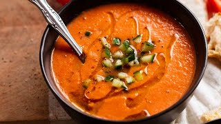 Gazpacho Cold Spanish soup [upl. by Malvino]