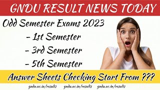 GNDU RESULT NEWS TODAY 😱🔥 1st Semester  3rd Semester  5th Semester Result 📄  Gndu Latest Update [upl. by Htabmas488]