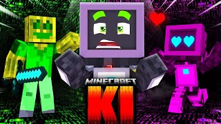 24 STUNDEN LEBEN ALS ECHTE quotKIquot Minecraft KI [upl. by Nueoras]