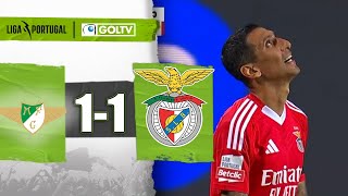 El Benfica de DI MARIA RESCATA UN EMPATE EN EL ÚLTIMO MINUTO  Moreirense 11 Benfica [upl. by Aikin]