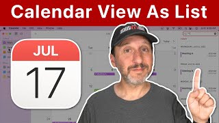 Viewing Calendar Events As a List and Other Tricks [upl. by Gnaoh]