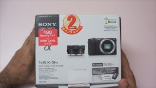 Sony NEX 3N Camera with Power Zoom Lens Kit Unboxing [upl. by Cha]