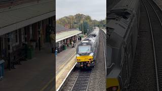 Here is Chiltern Railways 68015 thrashing out of Dorridge [upl. by Ion]