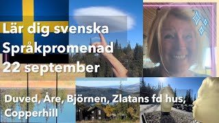 239 språkpromenad  Lär dig svenska svenskamedmarie [upl. by Karleen]