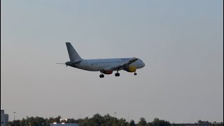 Vueling A320 landing at Schiphol [upl. by Naomi]