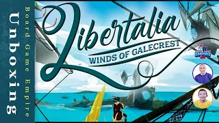 Libertalia Winds of Galecrest Unboxing  Stonemaier Games [upl. by Audras]