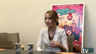 Bridgit Mendler Interview  Good Luck Charlie Its Christmas [upl. by Bedell527]