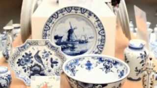 A Visit to Royal Delft Pottery in Holland [upl. by Gilles708]