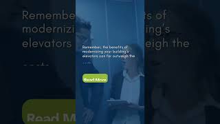 Essential Tips for Elevator Modernization [upl. by Atiuqrahs]