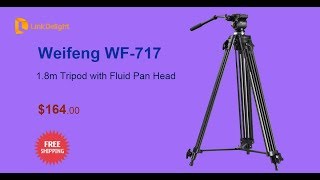 Weifeng WF717 18m Tripod with Fluid Pan Head Installing and Test Video  Linkdelightcom [upl. by Dyanne30]