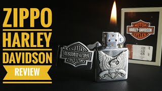 Encendedor Zippo  Harley Davidson Eagle 🔥🔥  Review en Español [upl. by Weld]