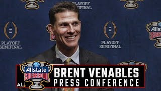 Clemson defensive coordinator Brent Venables addresses the media ahead of the Sugar Bowl vs Alabama [upl. by Arait252]