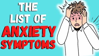 The Comprehensive List of ANXIETY SYMPTOMS  Are YOU dealing with these [upl. by Concepcion]