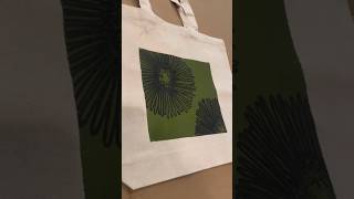 Eco Friendly Shopping Tote Bag farmersmarket shopping diy handpainted totebag painting craft [upl. by Ennaid]