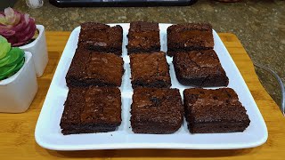 Fudge Brownies Without Oven [upl. by Sanalda]