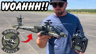 Scale PERFECTION in a RC Helicopter  132 Apache AH64 [upl. by Guenzi280]