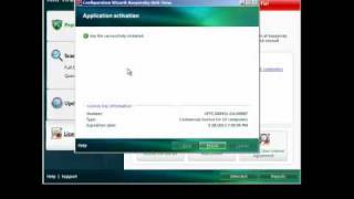 Kaspersky Lab  License Key file Installation [upl. by Olimreh825]