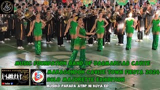 Music Foundation Band of Dasmariñas CaviteMaragondon Town FiestaSolo Majorette Exhibition 81524 [upl. by Nevetse629]