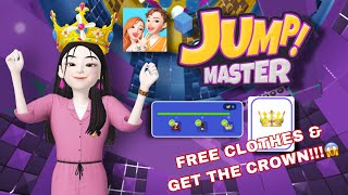 JUMP MASTER challenge without falling its hard FREE ITEMS  ZEPETO part 2 [upl. by Robison]