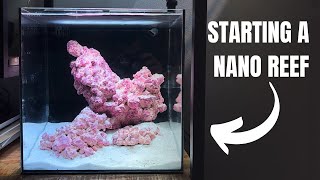 Setting Up My FIRST EVER NANO REEF TANK Part 1 Equipment amp Startup [upl. by Yadsendew]