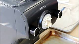 How to make fresh pasta using the Philips Pasta and Noodle Maker HR237513 in 1 minute [upl. by Tivad]