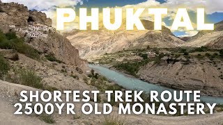 Shortest Trek route to 2500 year old Phuktal monestery  Ep 1  Zanskar Valley Adventures  8K [upl. by Jamieson]