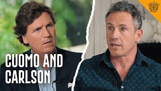 Tucker Carlson and Chris Cuomo in Conversation on the Media Putin January 6th and More [upl. by Ahsaekal]